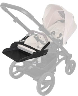 Dooky Buggy Sitzverlängerung für Kinderwagen (Seat Extender mit weicher Polsterung, extra Beinfreiheit und Liegekomfort, leicht & waschbar, universell passend, einfache Befestigung per Klett)