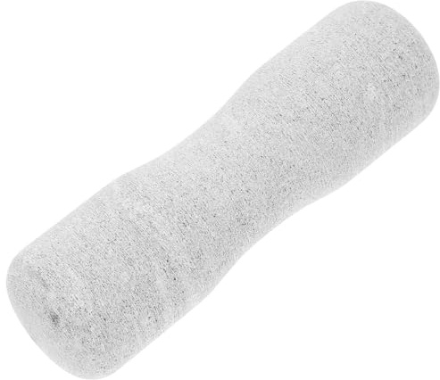 Genérico Maza de Mortero Pequeña de Piedra Natural para Moler Ajo y Especias, Varilla Ergonómica para Cocina y Laboratorio, Mortero Manual Resistente para Triturar Medicamentos