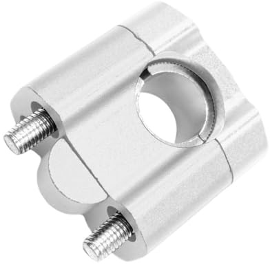 Wenqu Elevadores De Manillar 7/8 (22 Mm) para Motocicleta Abrazadera Montaje 22-28 Mm Palanca Volante Cuña Ascendente Elevador Manillar(Black)