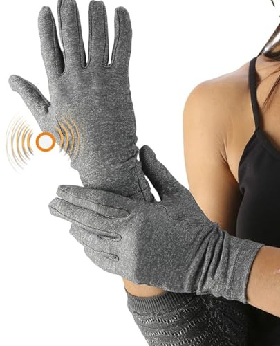 Spikenergy Guanti Per Artrosi Alle Mani Elettro Magnetoterapia - Usati come Polsiera per Tendinite Polso, Per Artrite, Rigidità Articolare, Dispositivo Medico Detraibile -Made in Italy