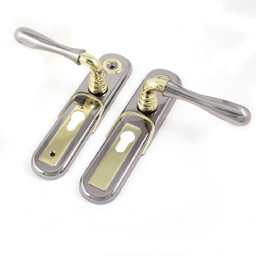 Aexit Haushalts Goldton Taupe Badezimmer Türgriffe w 120mm x 85mm Einsteckschloss (d8077e80dc949edc58e05ad7635f35dd)