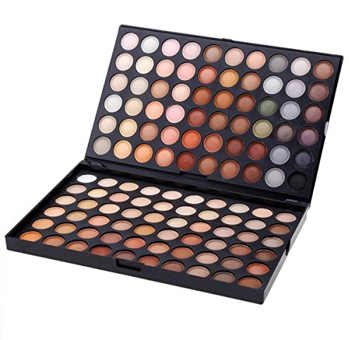 LAEMALLS 120 Farben Lidschatten Makeup Palette, Profi Matt Schimmern Nudetöne Leuchtende Glitter Eyeshadow Kosmetik Palette, Geeignet für den täglichen Gebrauch#4
