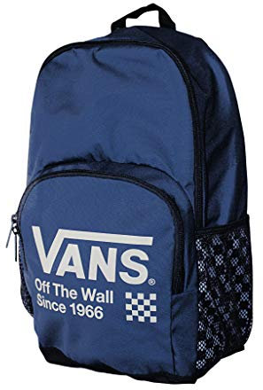 Vans SPORTY BACKPACK Navy Blue White Day pack Daybreak Bag Boy Girl Causal Travel Laptop