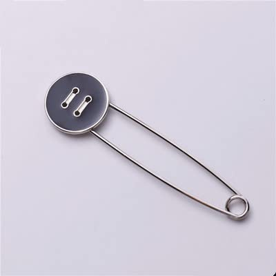 KENID 5 x 3,2 cm große Sicherheitsnadeln, Broschen, Zweigfeder-Dekoration, Vintage-Brosche, Bronze, für Damen, Pullover, Schal, Schnalle, Strickjacke, Herrenanzug, große Anstecknadel