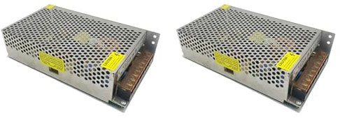 48V 5A Switch Power Supply Driver for LED Light Strips - 2X 110V/220V AC to DC 48V5A 250W Digital Transformer for Lighting Systems