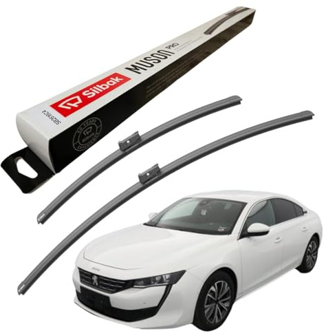 Silbak Windscreen Wipers, fits for PEUGEOT 508 (2018 ONWARDS) Front Wiper Blades, 650mm/450mm
