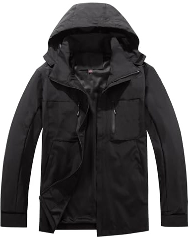 Ynport Crefreak Chaqueta de Exterior para Hombre Windproof Sport Jakcet Chaqueta Impermeable para Parejas Abrigo Cortavientos Ligero con Capucha para Senderismo al aire Libre Trekking