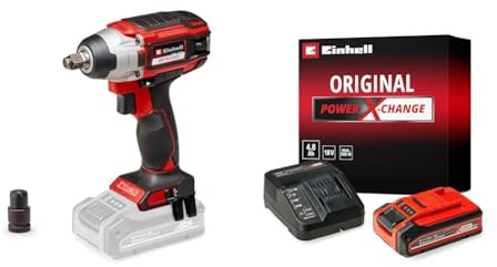 Einhell Professional Akku-Schlagschrauber IMPAXXO 18/230 PXC Kit(18 V, 230 Nm, Brushless, Lieferung inkl. 4,0 Ah PLUS Akku & Ladegerät)