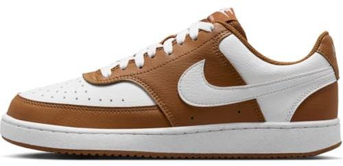 Nike Court Vision Low Next Nature Damen Schuhe Sneaker, Lt British Tan White, 40 EU