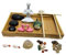 DRESSOOS 1juego Mini Jardín Zen para Escritorio De Decoración Zen Accesorios De y Arena para y