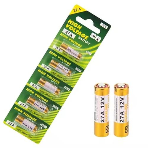 Sivitec Lot de 5 piles alcalines 27A 12V L828 A27 MN27
