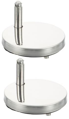 Housoutil Tornillos para Bisagras De Asiento De Inodoro Aplicables, Tornillos De Fijación De Acero y Plástico, Accesorios De Repuesto para Montaje Rápido, 2 Piezas para Uso Doméstico