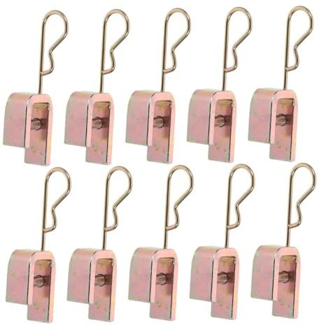 ORFOFE 10 Pezzi in Ferro per Estensione Valvola Pneumatici Clip per Tubi Prolunga Valvola Resistente Facile Installazione per Auto Camion Suv