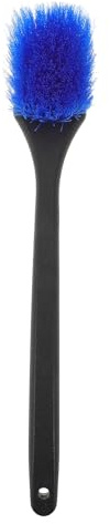 INOOMP Brosse de Nettoyage pour Bain D’Oiseaux Bleu avec Long Manche – Goupillon pour Mangeoires à Oiseaux et Fontaines, Accessoire Jardin pour Entretien Facile des Bains D’Oiseaux
