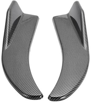 Für Golf 5 6 7 Für GTI Zubehör Auto Tuning Heckschürze Diffusor Splitter Schutz Sport Heckspoiler Lippe(Kohlenstoff)