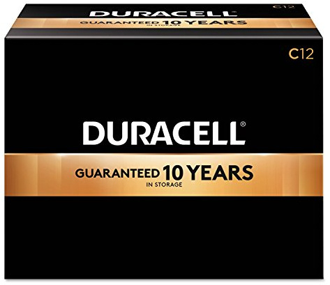 Duracell MN1400 CopperTop Alkaline-Manganese Dioxide Battery, C Size, 1.5V (Case of 72)
