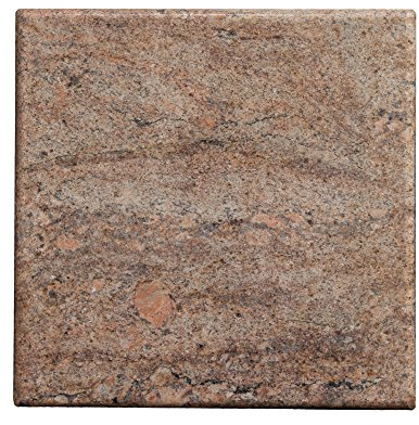 Yuchengstone Tischplatte, Arbeitsplatte Küchenplatte 40cm x 40 x 4 cm, aus poliertem Granit, Unikat Handarbeit, 10 KG