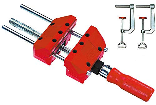 Tendeur à vis – Utilisable aussi bien en position verticale que mobile – Avec 2 pinces de table – Excellente stabilité – Max. Largeur de serrage : 100 mm - C336015