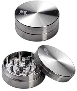 BL' Edelstahl-Grinder 2-tlg. - silber - Ø 49mm - H 21mm