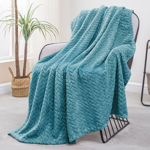 Exclusivo Mezcla Azul Grisáceo Manta Polar - Manta Sofá, Manta Franela para Cama, Doble Cara Suave, Todas Estaciones y Lavable a Máquina, 130x170 CM