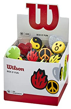 Wilson Tennis Anti-vibrateurs, Différents Motifs, Caoutchouc