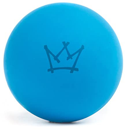 Rudelkönig Hundeball aus Naturkautschuk - Blauer Ball mit 6,5cm Ø - Nahezu unzerstörbares Hundespielzeug - Ball Hund