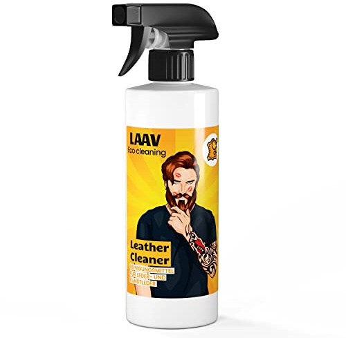 LAAV Limpiador De Cuero Asientos De Coche Muebles Tapicería Artículos De Cuero 500 ml Productos De Limpieza