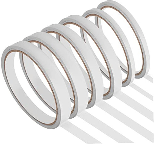 DOITOOL 6 Rolls Double Sided Tape for Crafts Craft Tape Scrapbooking Supplies for Scrapbooking