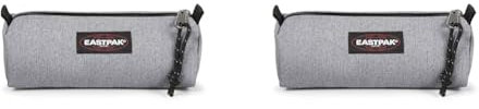 EASTPAK BENCHMARK Single Federmäppchen, 21 cm, Grau (Sunday Grey) (Packung mit 2)