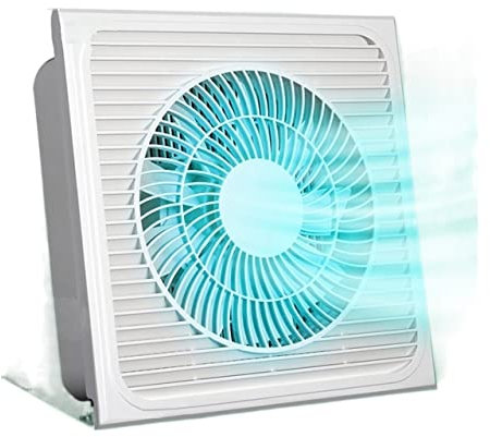 Extractor de Baño Ventilador de ventilación de techo integrado Ventilador de escape silencioso con panel de rejilla de rejilla grande y corriente continua Motor Extractor Cocina ( Color : Without swit