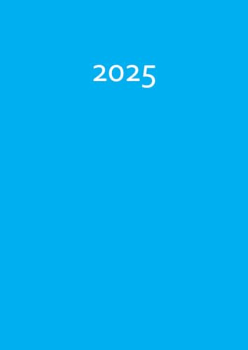 2025: Der GROSSE DICKE - KARIBIKBLAU - gebunden - DIN A4 Kalender 2024 - 400 Seiten - jeder Tag 1 volle Seite Platz