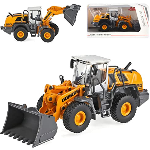 Liebherr Radlader 550 Baufahrzeug H0 1/87 Schuco Modell Auto
