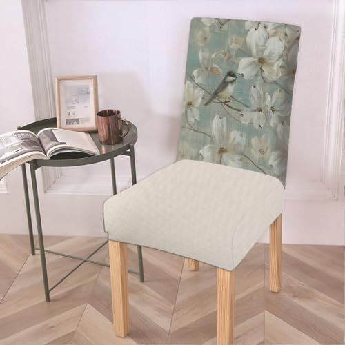 Stuhlhussen Vintage Blumen Home Stuhlhussen,Stretch Abnehmbare Stuhlbezug,Universal Stretch,Hussen Für Stühle Moderne