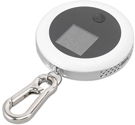 Tragbarer Kohlendioxid-Detektor, Qualitätsmonitor, Temperatur, Luftfeuchtigkeit, Digitales CO2-Messgerät, 3-in-1 CO2-Detektor für Zuhause, Innen, Reisen, Kamera,