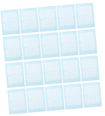 Baluue 20piezas Sábanas De No Tejida Protector De Cama Empapador Protector De Cama Para Embarazadas y Hospitalares Azules