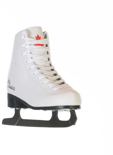 Canstar Kunstlaufschlittschuh Lake Louise – Klassisches Design, Weiß – Eiskunstlauf-Schlittschuhe Damen, Kinder & Anfänger (42)