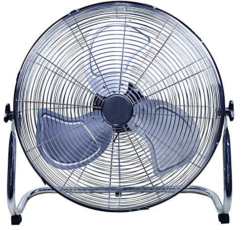 20 High Velocity Floor Fan, Chrome