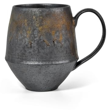 sweet grain Vintage Coffee Mug, 300ml Ceramic Coffee Tumbler with Handle for Office and Home, Tea Cup