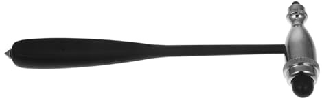 TOYZFRIENDY Martello Percussione Portatile in Inox lungo Ergonomico per Test Neurologici e Riflessi Strumento Pratico per Cliniche e Ospedali
