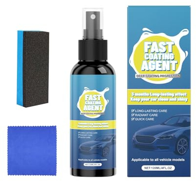 Spray De Para Coche,120 Ml Multiusos Para Detallado De Coches - Agente De Recubrimiento En Spray,Para Exterior Faros Neumáticos Molduras Marino Moto Autocaravana Camión Muebles Detallado
