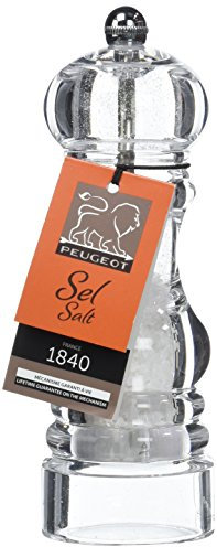 Peugeot 900818/SME Molinillo para Sal (18 cm), Acero Inoxidable