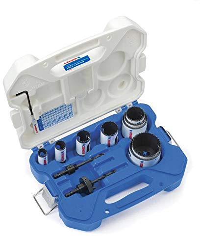 Lenox Hole Saw Kit, Bi-Metal, T3 Electricians/Plumbers Kit, 13 Piece (1786647)