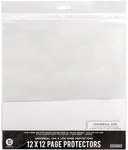 Colorbok Kunststoff Universal Refill Seiten 12 Zoll x 12 Zoll 10/Pkg