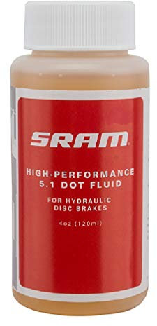 Sram 00.5318.017.000 Dot 5.1 Hydraulic Brake Fluid - Black, 4 oz