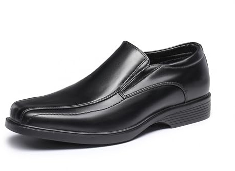 Bruno Marc Men's Dress Shoes Leather Lined Formal Oxfords Business Men Slip-on Loafer,Size 7.5,Black,CAMBRIDGE-05
