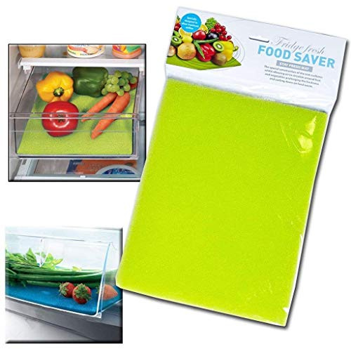 3XFridge Liner Mat Kitchen Salad Drawer Food Fresh Saver Fruit Veggies Washable