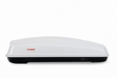 Fabbri Dachbox für Gepäckträger (weiß, 430 l)