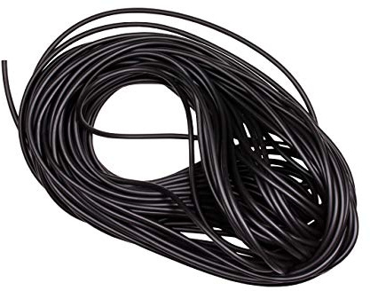 Weedness 6 mm Bewässerungsschlauch für Autopot-System 25 Meter - PVC, Schwarz, 1 Stück