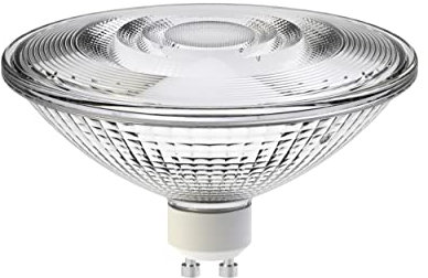 SYLVANIA GU10 LED-Lampe Warmweiß | Klarer Reflektor Kolben | 3000 Kelvin | 1150 Lumen | 111mm Durchmesser