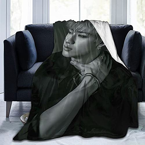 N A Stray Kids Bangchan weiche und bequeme warme Fleecedecke für Sofa, Bett, Büro, Kniepolster, Bett, Auto, Camping, Strand, Überwurf, Decken, 203,2 x 152,4 cm